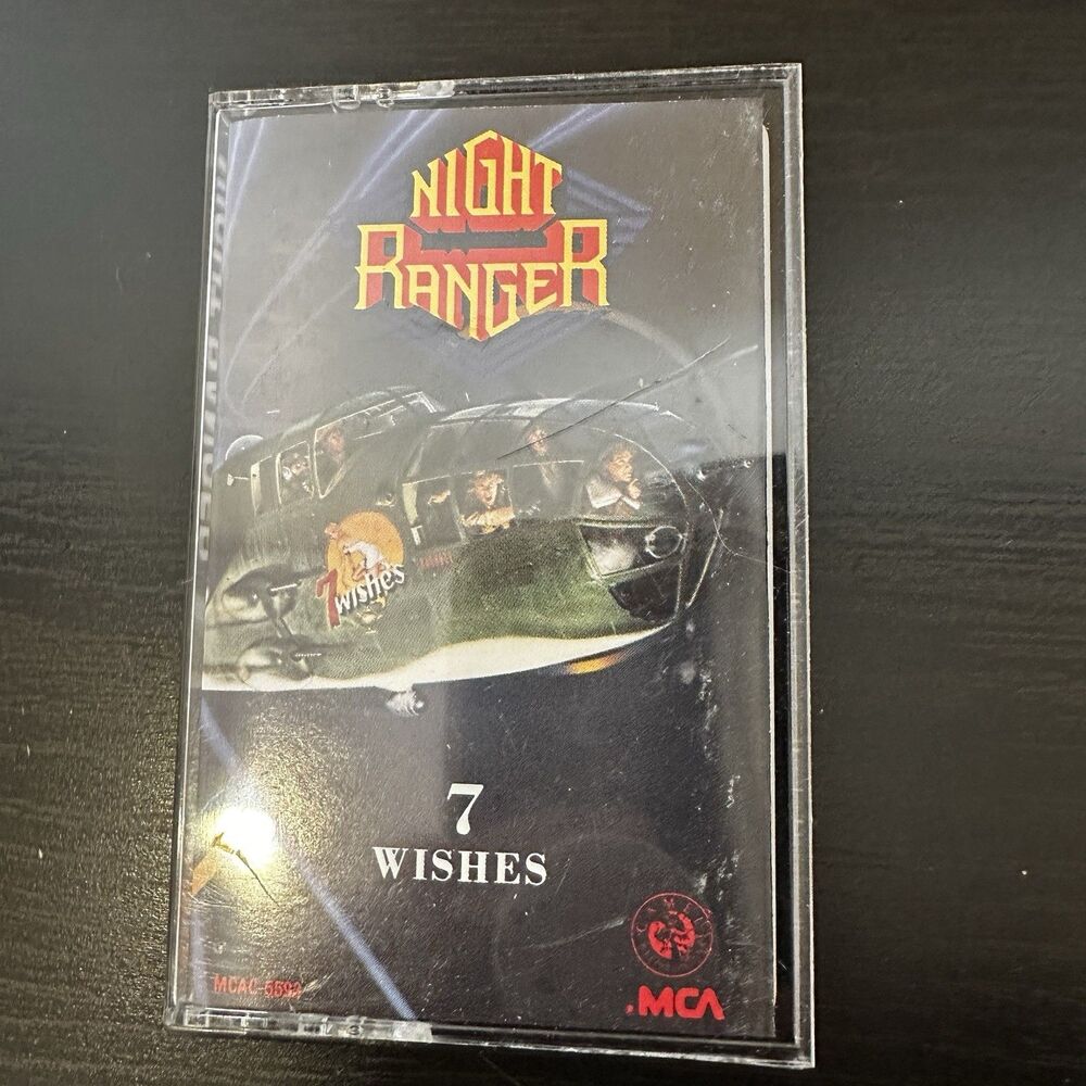 7 Wishes by Night Ranger (Cassette, May-1985, MCA) Vintage Tape In Case